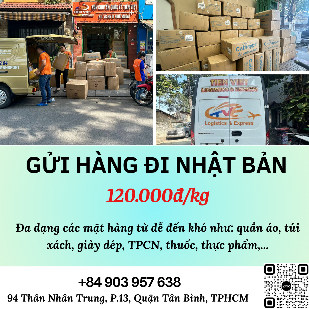 Gửi hàng đi Nhật Bản  - Tiến Việt Express
